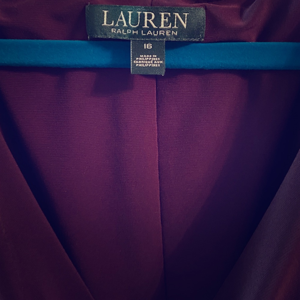 Ralph Lauren size 16 eggplant dress